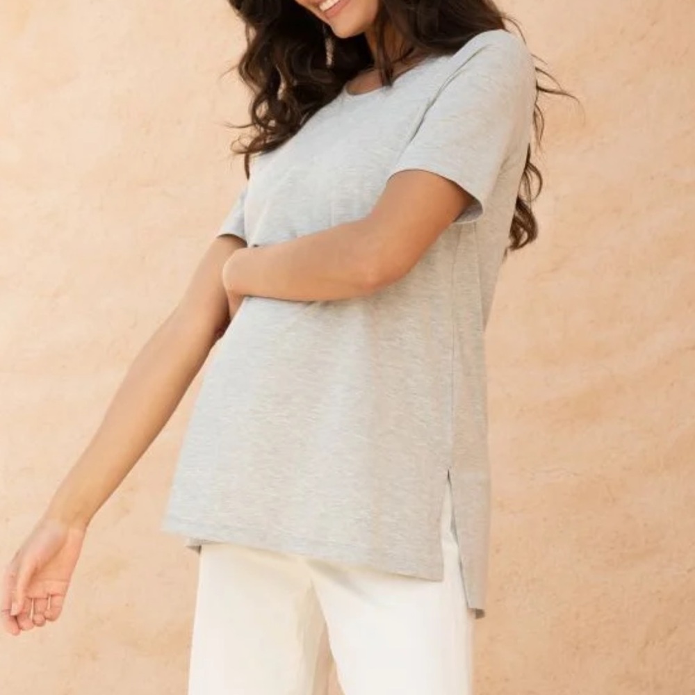 Seraphine Jersey Short Sleeve Maternity T-Shirt, Size Small